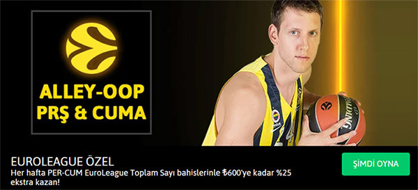 euroleague özel bonusu youwin